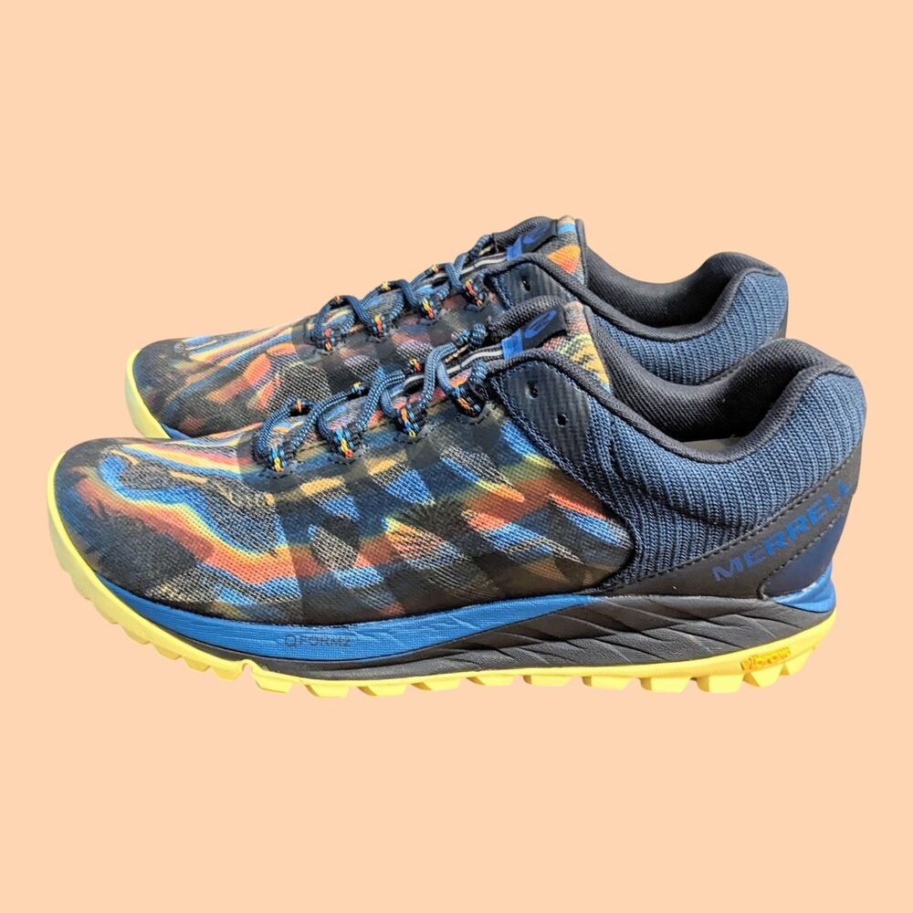 Merrell Women's 9 Antora 2 Rainbow Mountain Trail Hiking Vibram Shoes J067188